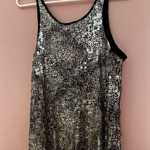 Aqua vintage mini dress sz M.